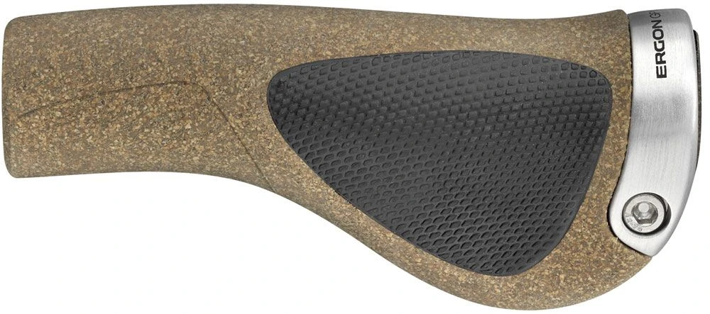 Ergon - Poignées GP1 Biokork Marron Gris 1 Ergon - Poignées GP1 Biokork Marron Gris
