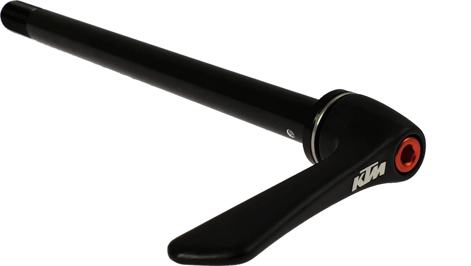 KTM Team - Axe Traversant Arrière 142mm M12x1,75 Noir Orange 1 KTM Team - Axe Traversant Arrière 142mm M12x1,75 Noir Orange