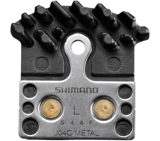 Shimano - Plaquettes De Frein Ice-Tech J04C Métal Avec Ailettes De Refroidissement 1 Shimano - Plaquettes De Frein Ice-Tech J04C Métal Avec Ailettes De Refroidissement